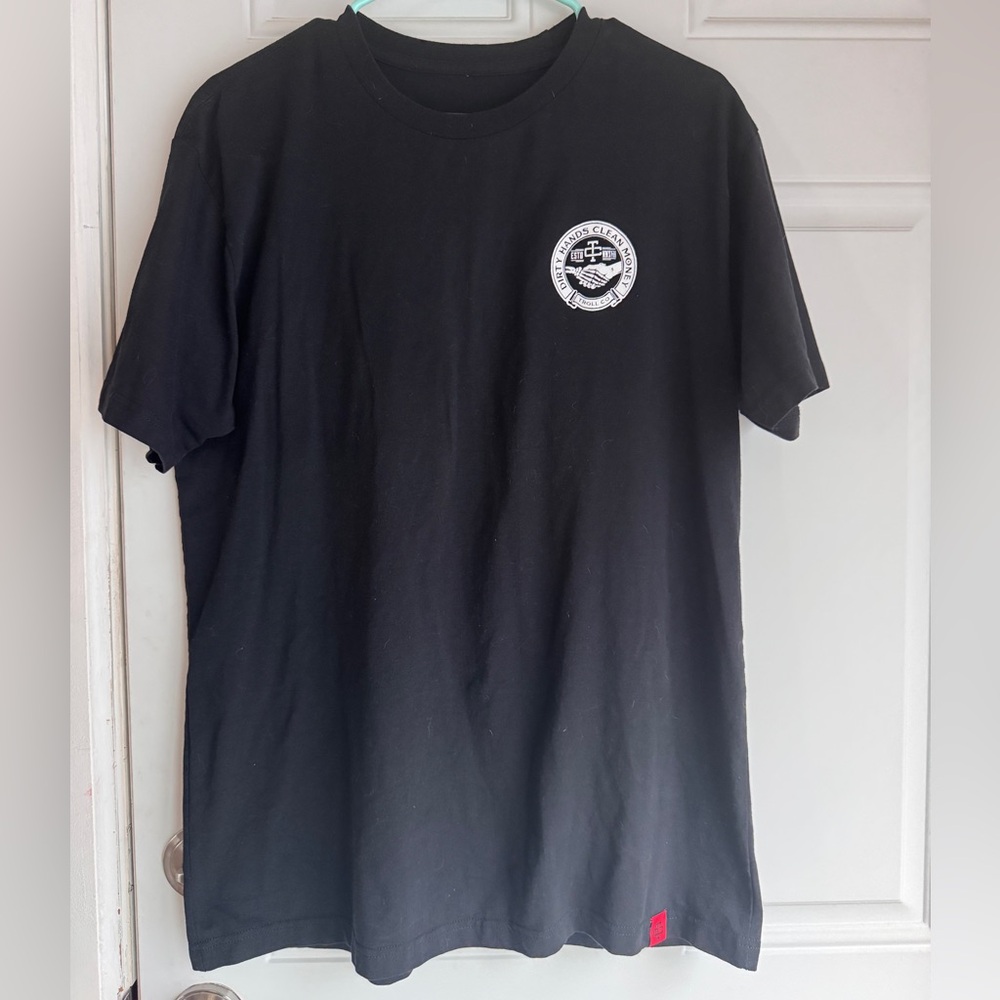 Dirty Hands Clean Money Large Men's T-Shirt